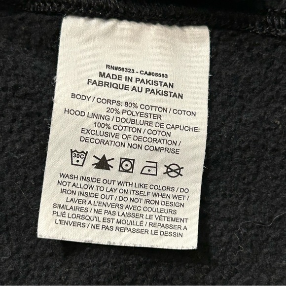 Nike Sportswear Sport Essentials+ Pullover Hoodie Black Blue Size Medium - Picture 6 of 7